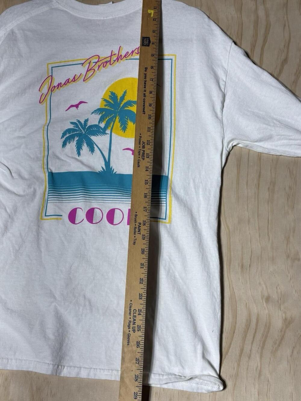 Jonas Brothers Cool Band Tour Promo T Shirt Adult Large White - Picture 5 of 7